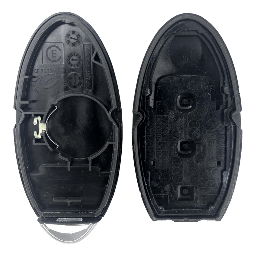 Nissan 3 Button Smart Key Shell Replacement Case For KR55WK49622 | Aftermarket