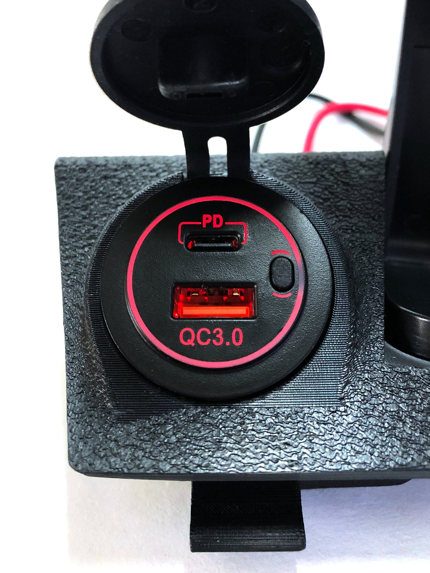 BMW E30 Center Console Cup Holder and Dual USB