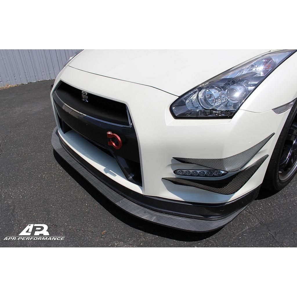 Nissan GTR R35 2012-2016 - Carbon Fiber Front Bumper Canards
