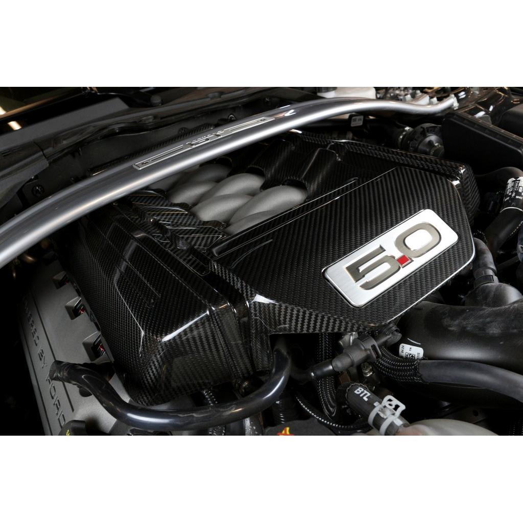 Carbon Fiber Ford Mustang S550 GT 5.0 Engine Cover 2015-2017