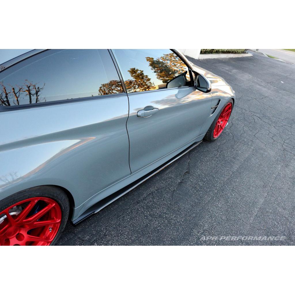BMW F82 M4 Carbon Fiber Side Rocker Extension/ Side Skirt