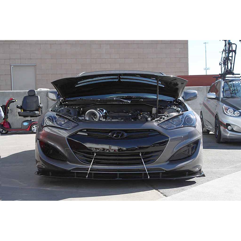 Hyundai Genesis Coupe Carbon Fiber Front Wind Splitter 2013-2016