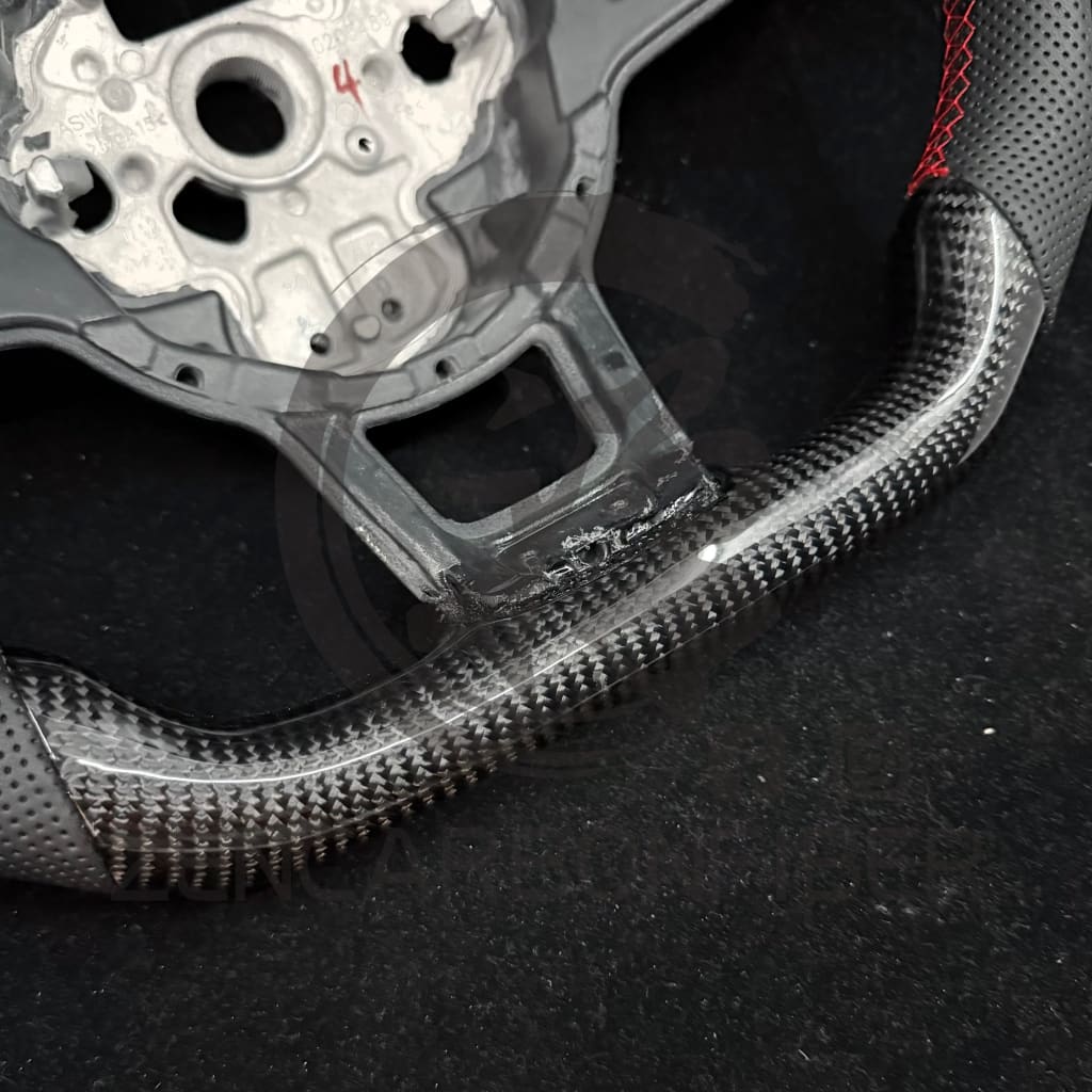 IN STOCK - 2015-2021 Volkswagen/VW Golf MK7 GTI/R/Jetta GLI DSG Carbon Fiber Steering Wheel