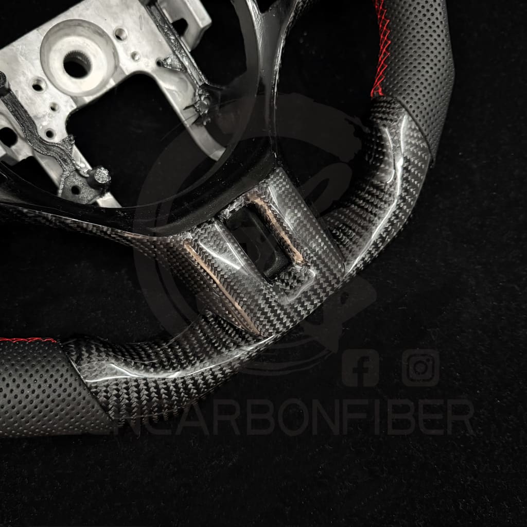 IN STOCK - Mitsubishi Lancer Evo X Carbon Fiber Steering Wheel