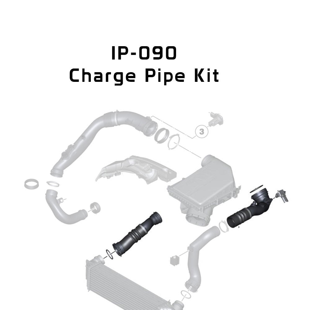 REV9 More Views BMW F12/F13 640i / 640i xDrive N55 Motor 2011-17 Boost And Charge Pipe Kit