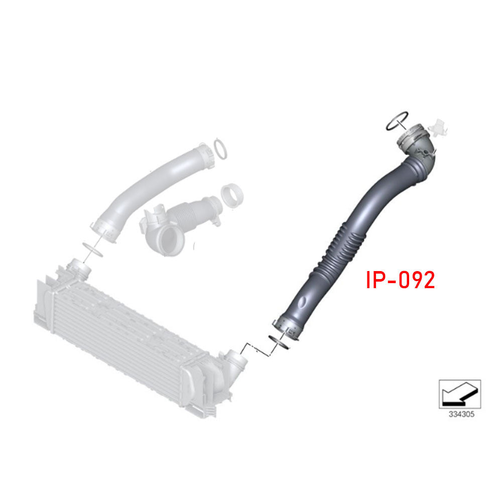REV9 BMW 320i / 320i xDrive / 328i / 328i xDrive Sedan (F30/F31/F34) 2.0T N20 N26 Motor 2012-18 Aluminum Cold Charge Pipe Kit