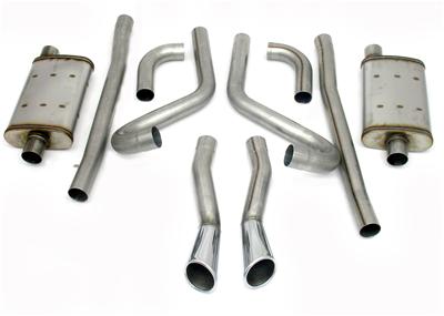 EXHAUST SYSTEM 65-66 2-1/2