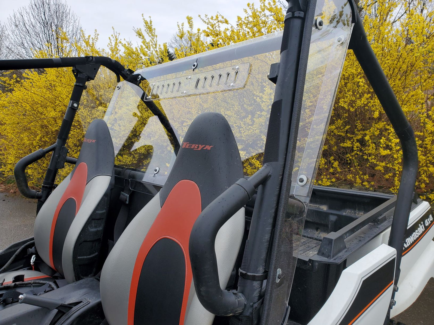 Kawasaki Teryx 800 - Lexan Back Panel with Vent and Soft Lower Panel Options