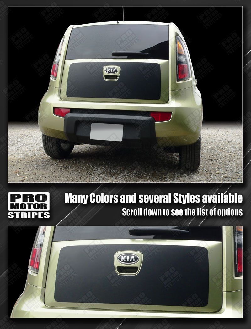 Kia SOUL 2008-2013 Rear Door Accent or Blackout Stripe Decal