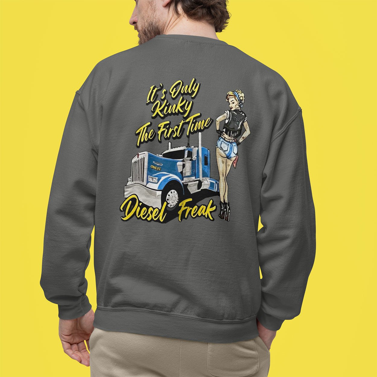 Kinky Pin-Up Grey Crewneck