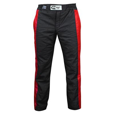 DRIVING PANTS-BLACK/REDL