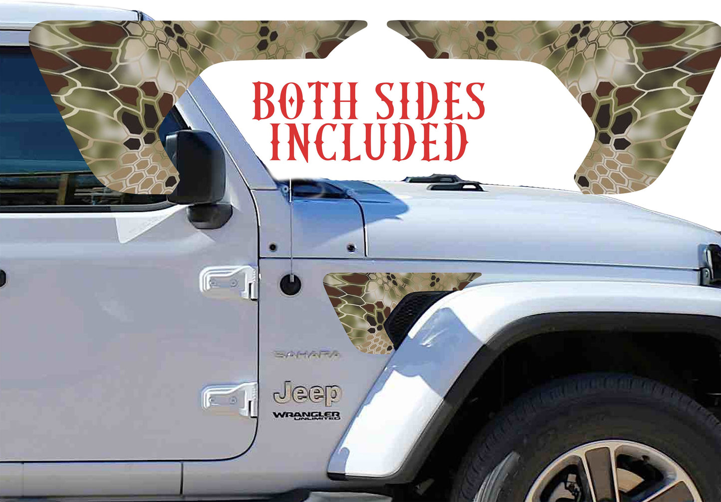 Kryptek tan fender vent for the JL or JT 2018 or newer 110