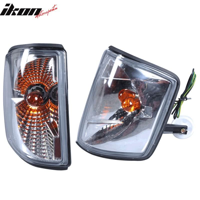 1984-1993 Benz W201 190E 190D OE Style Clear Corner Lights Lamps