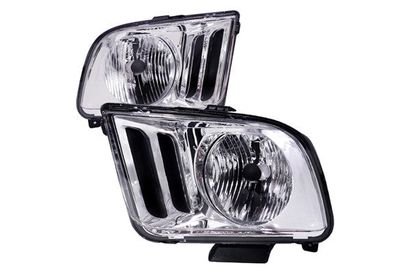 Spec-D 05-09 Ford Mustang Smoked Headlights