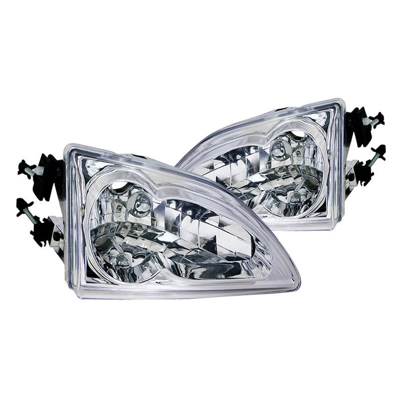 Spec-D 94-98 Ford Mustang Chrome Headlights