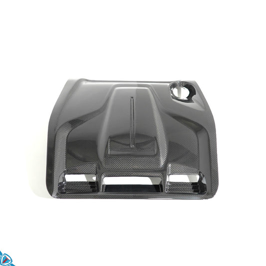 2023+ Lotus Emira (Type-131) LPE Style Pre-Preg Dry Carbon Fiber Engine Cover | FYBR Aerodynamics