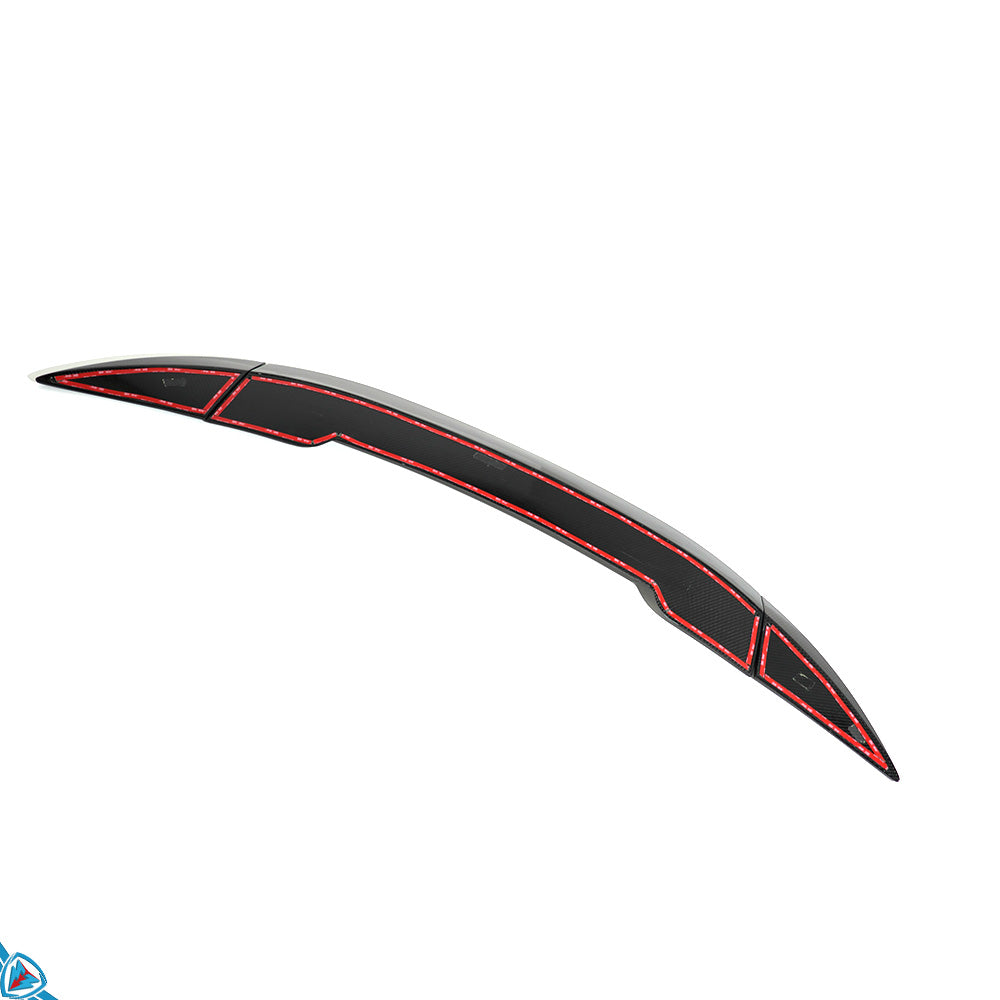 2023+ Lotus Emira (Type-131) LPE Style Pre-Preg (Dry) Carbon Fiber 3-Piece Rear Spoiler | FYBR Aerodynamics