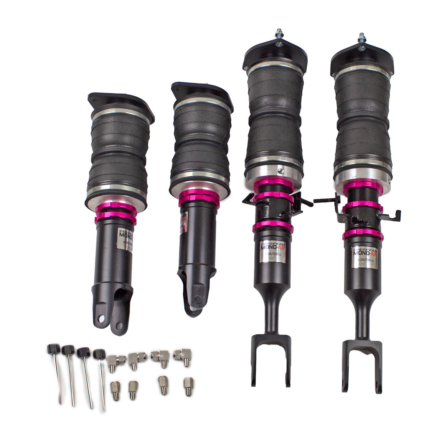 GODSPEED Infiniti G35 Sedan RWD (V35) 2003-06 Mono-Air Strut Lowering Kits
