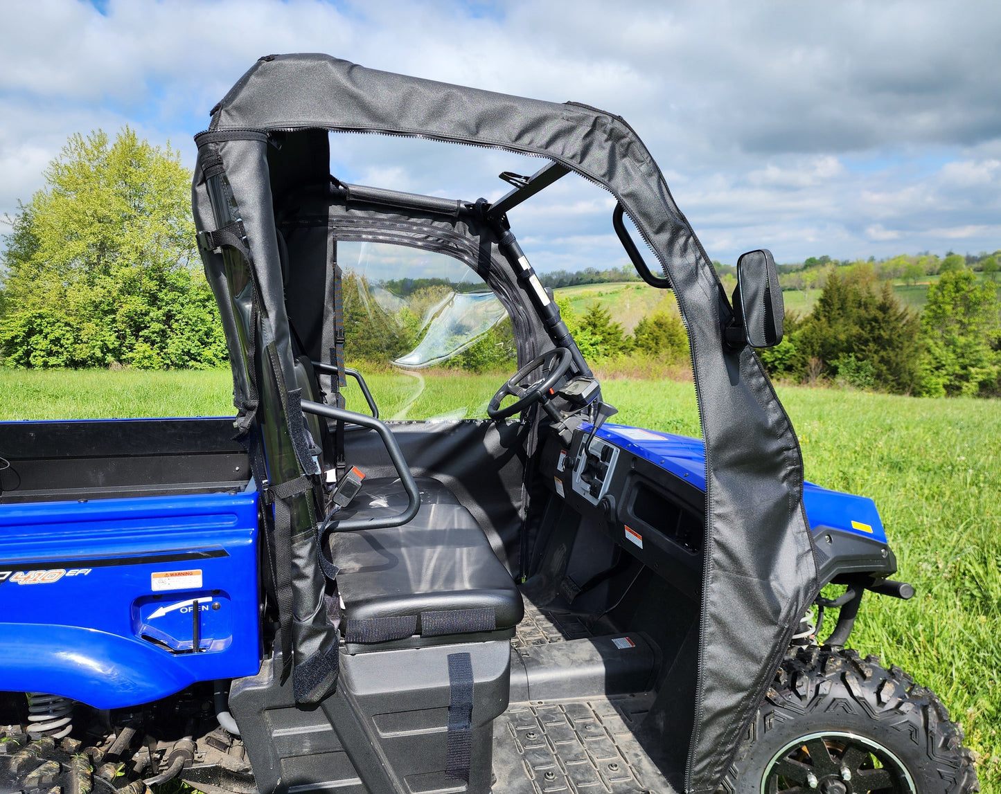 Massimo T-Boss 410 - Full Cab Enclosure for Hard Windshield