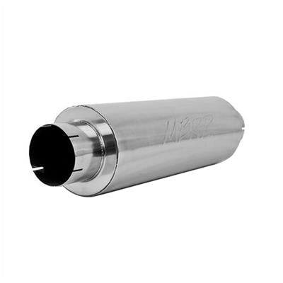 MUFFLER ROUND ALUM 4IN CTR 30I