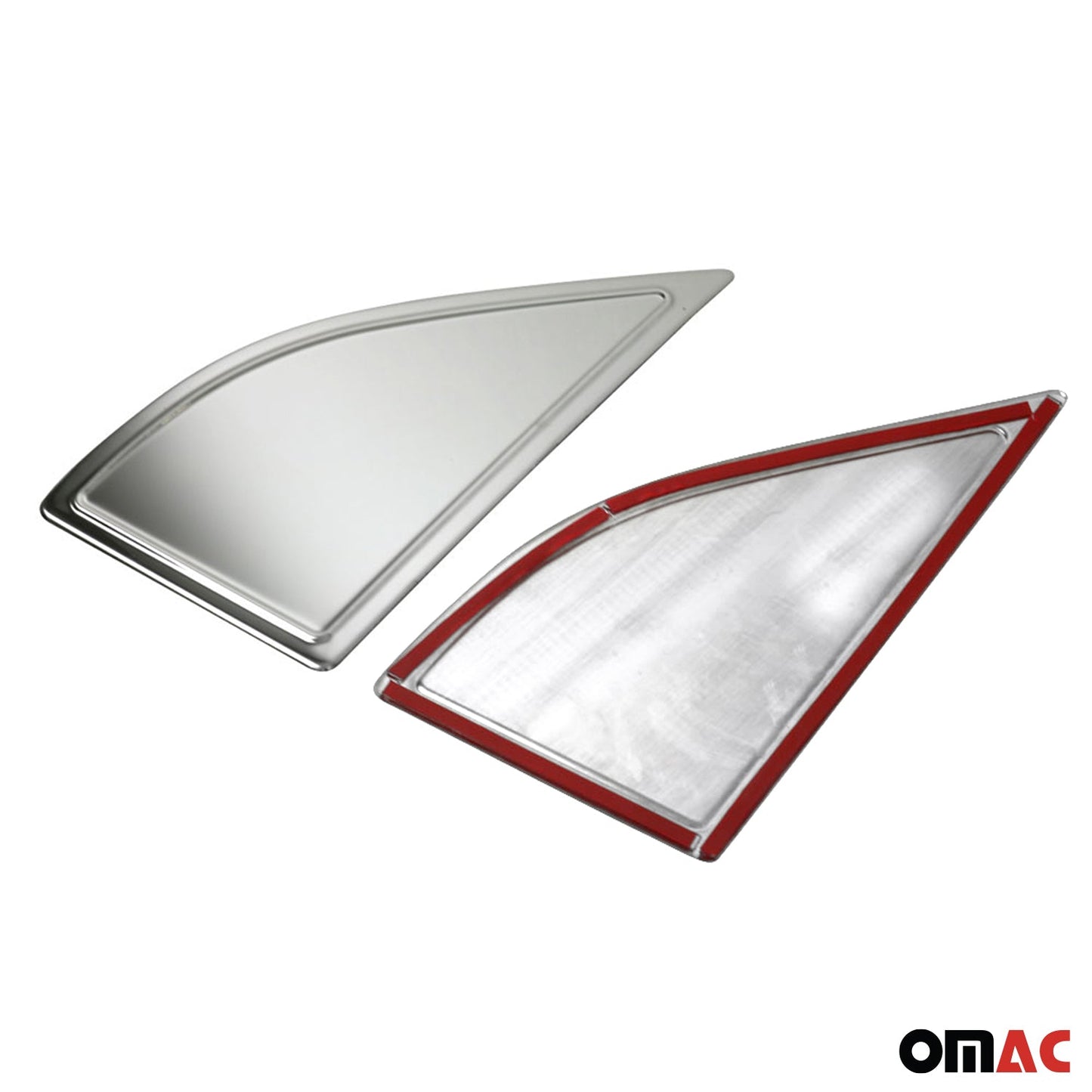 2005-2012 Nissan Pathfinder Window Molding Trim Streamer Stainless Steel Silver 2 Pcs