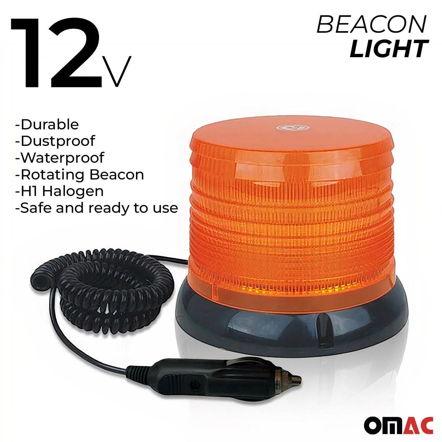 Industrial Emergency Alarm Garage Sensor Rotary Beacon Overhead Magnetic Siren