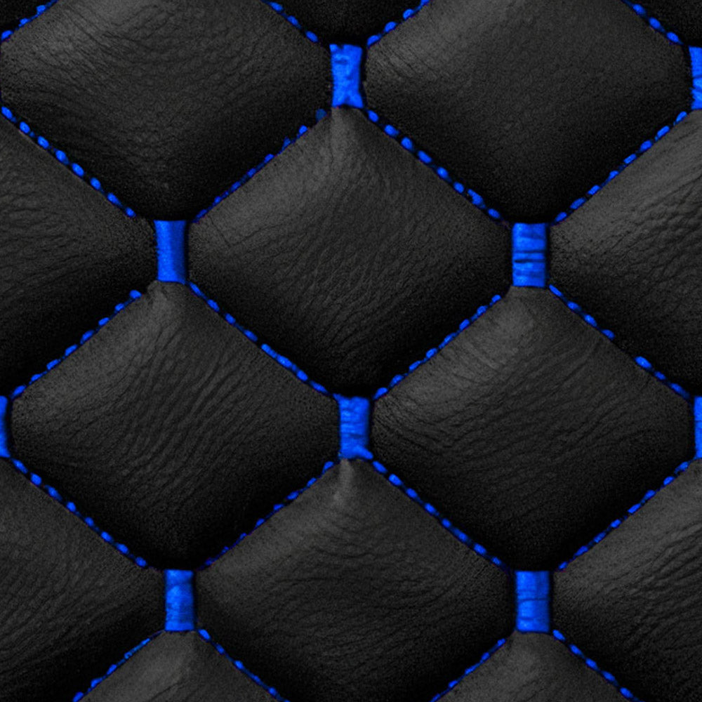 2015-2026 Ford Transit Leather Front Car Seat Covers Protector Black Blue