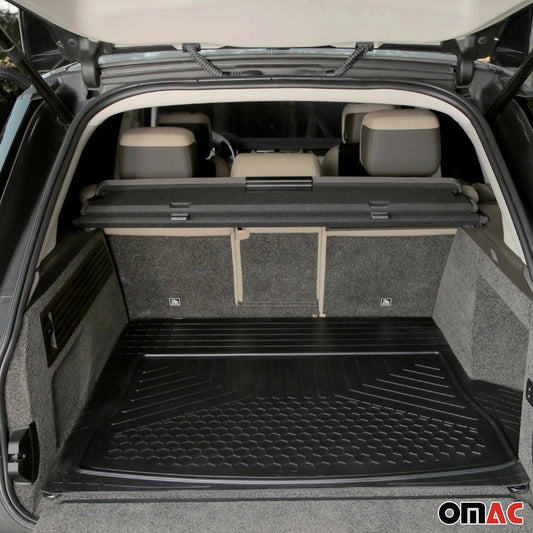 2012-2021 Hyundai Veloster Universal Cargo Mat Liner Waterproof Rubber Black 1Pc