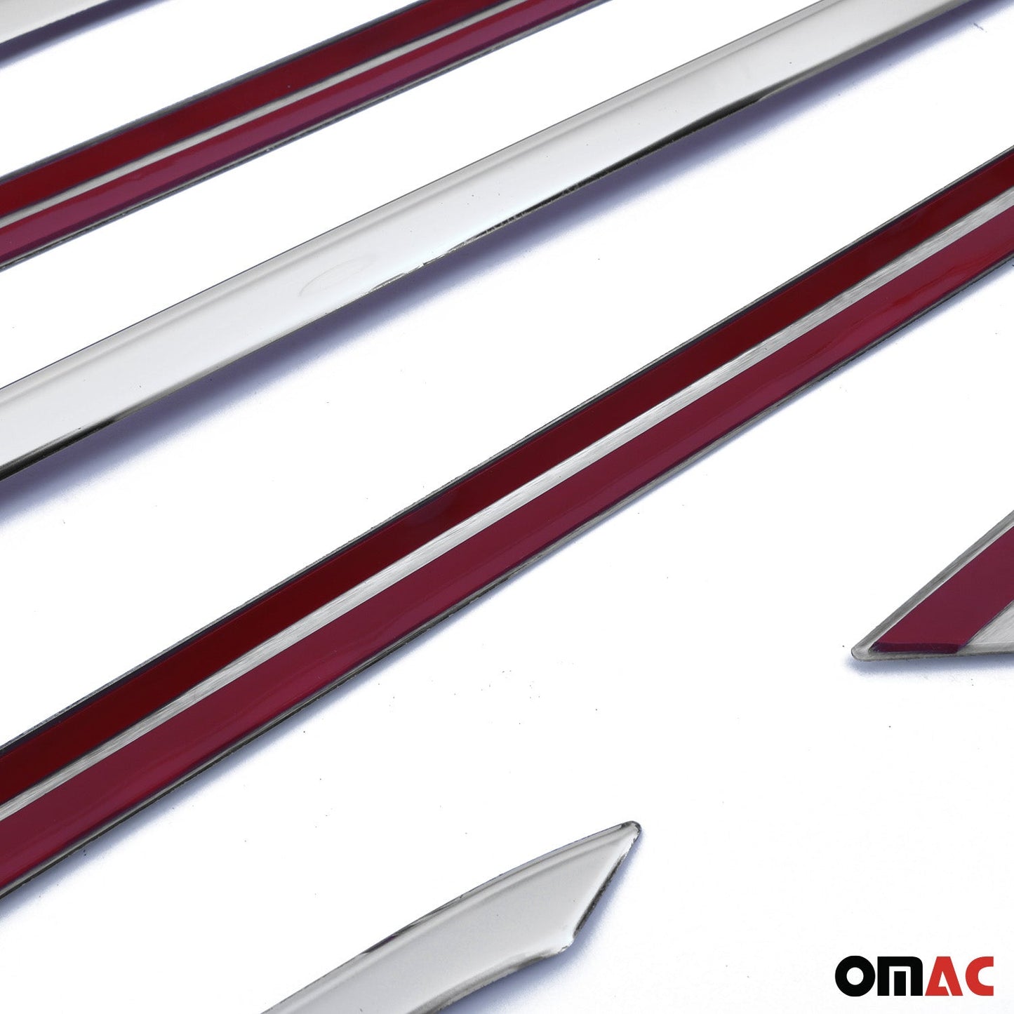 2021-2026 Hyundai Elantra SD Window Molding Trim Streamer Stainless Steel 12 Pcs