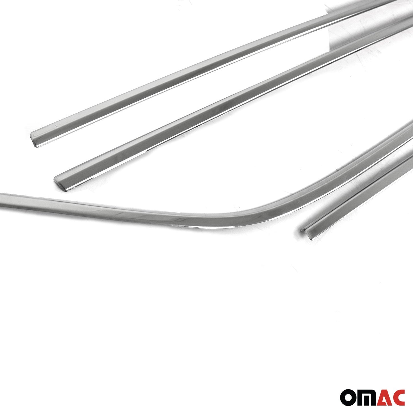 2018-2022 Toyota C-HR Window Molding Trim Streamer Stainless Steel Silver 4 Pcs