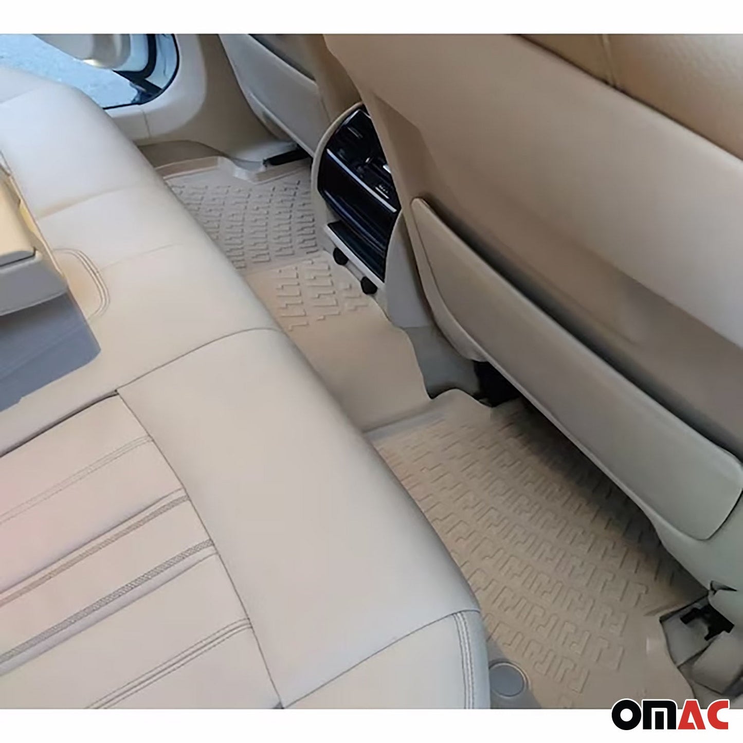 2019-2026 Toyota Corolla Sedan Floor Mats Liners Full Set All Weather Beige