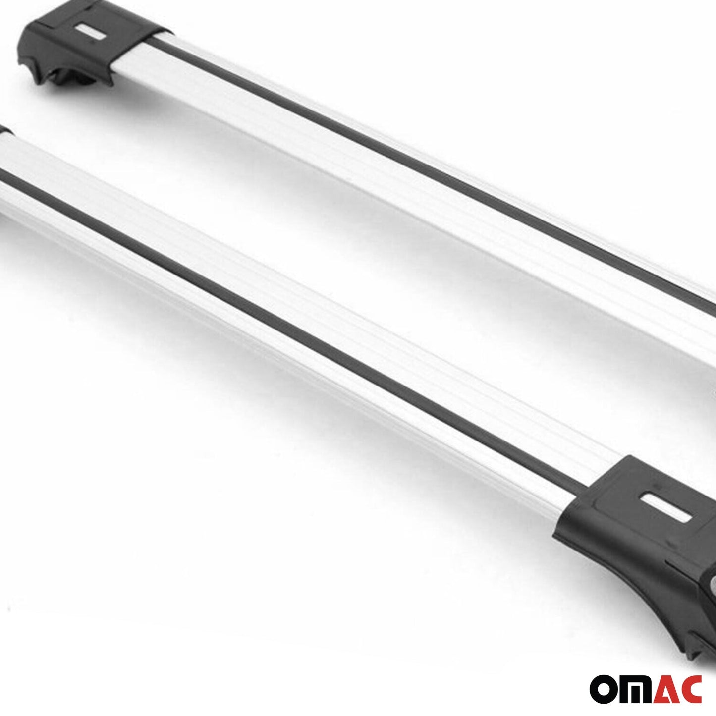 2003-2009 Toyota Land Cruiser Prado Roof Rack Cross Bars Silver
