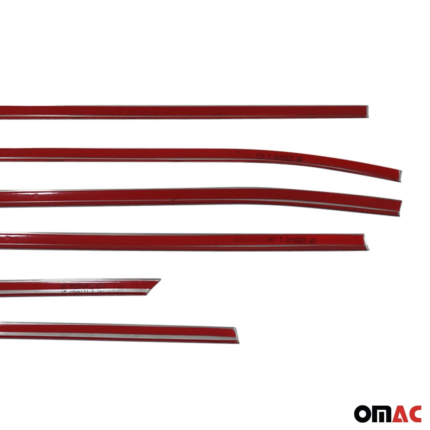 2022-2026 Hyundai Tucson 4.gen Window Molding Trim Streamer Silver 6Pcs Stainless Steel
