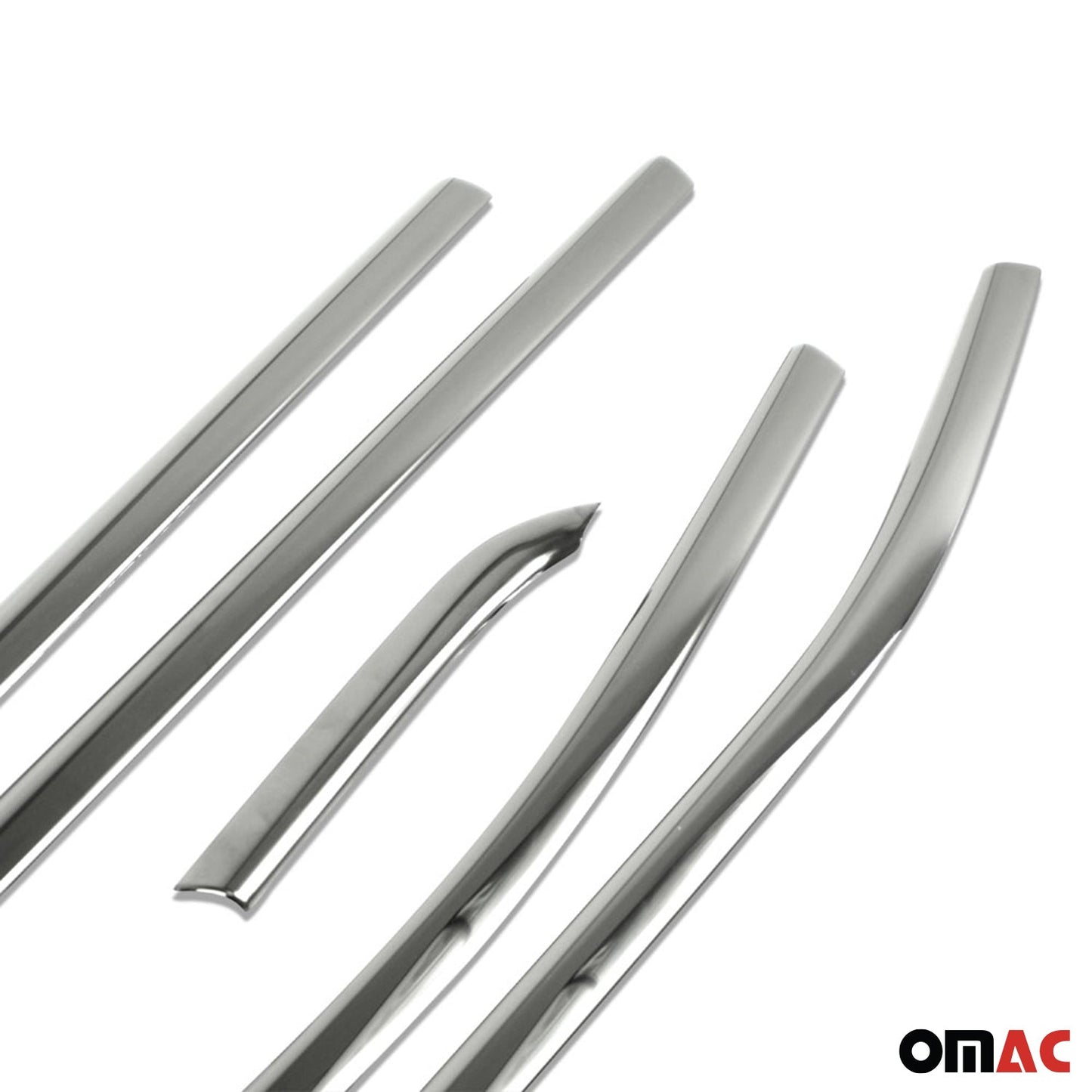2019-2024 Jeep Renegade Window Molding Trim Streamer Steel Dark 6 Pcs