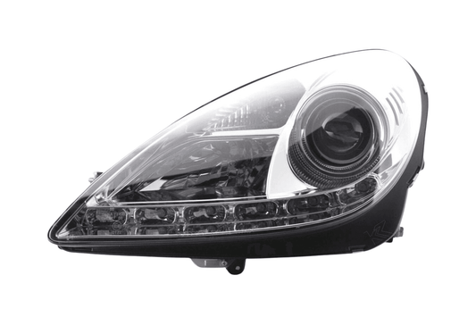 Mercedes Benz SLK (171) Chrome LED Headlights with Daytime Running Lights (2004-2011)