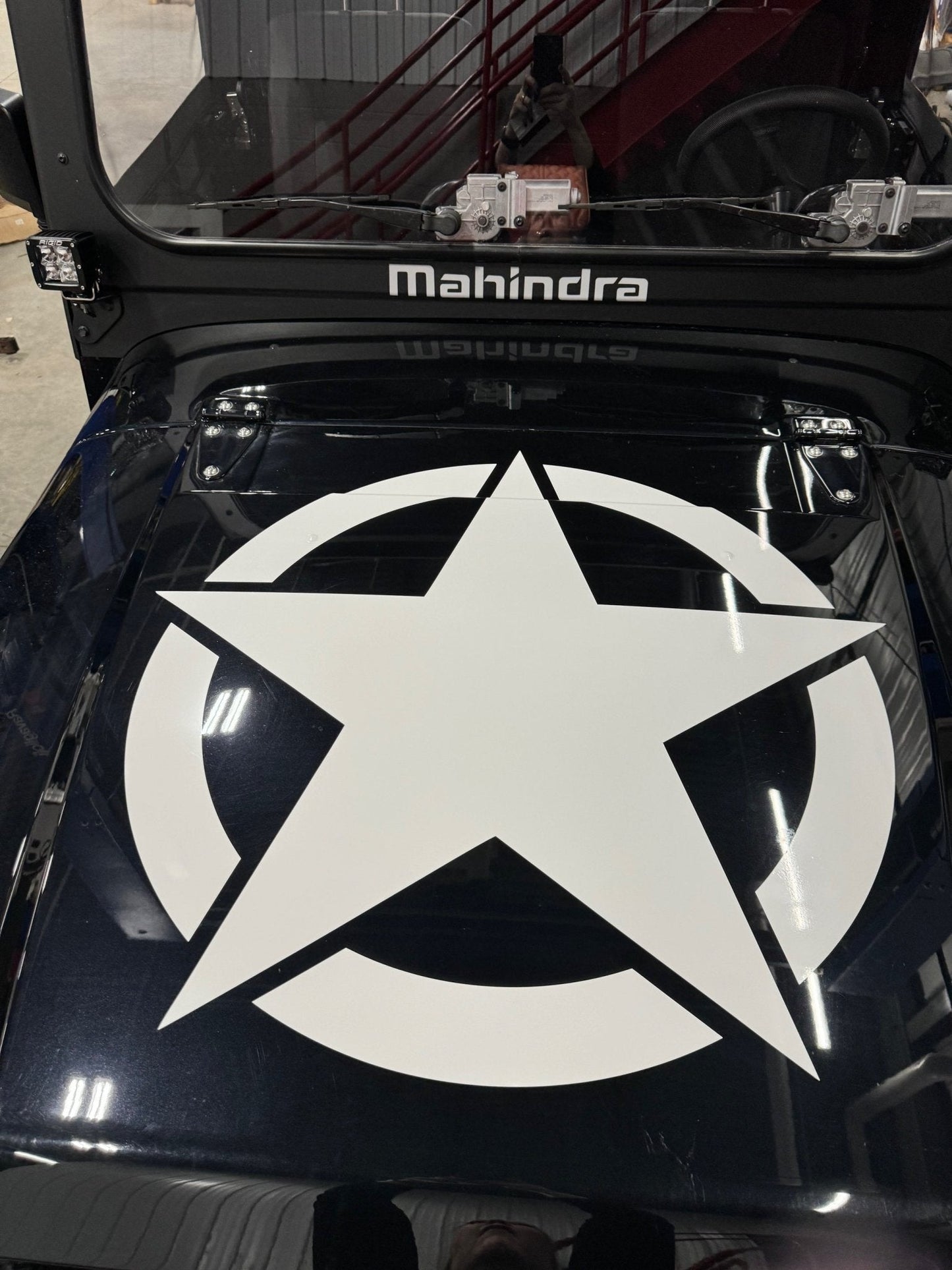 Military Star Roxor Hood Decal