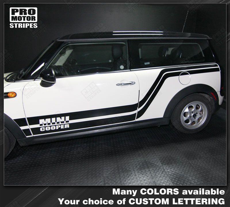 Mini Cooper 2008-2014 Full Length Side Accent Stripes