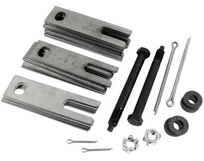 TRAILING ARM SHIM KIT. SS W/HD