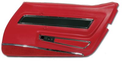 DOOR PANEL. RED DELUXE RH
