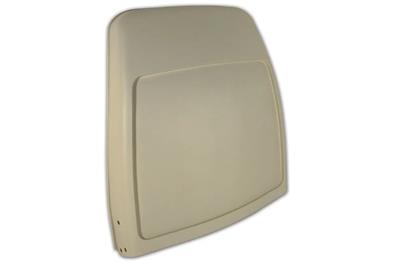 SEAT BUCKET BACK/TOP. OYSTER