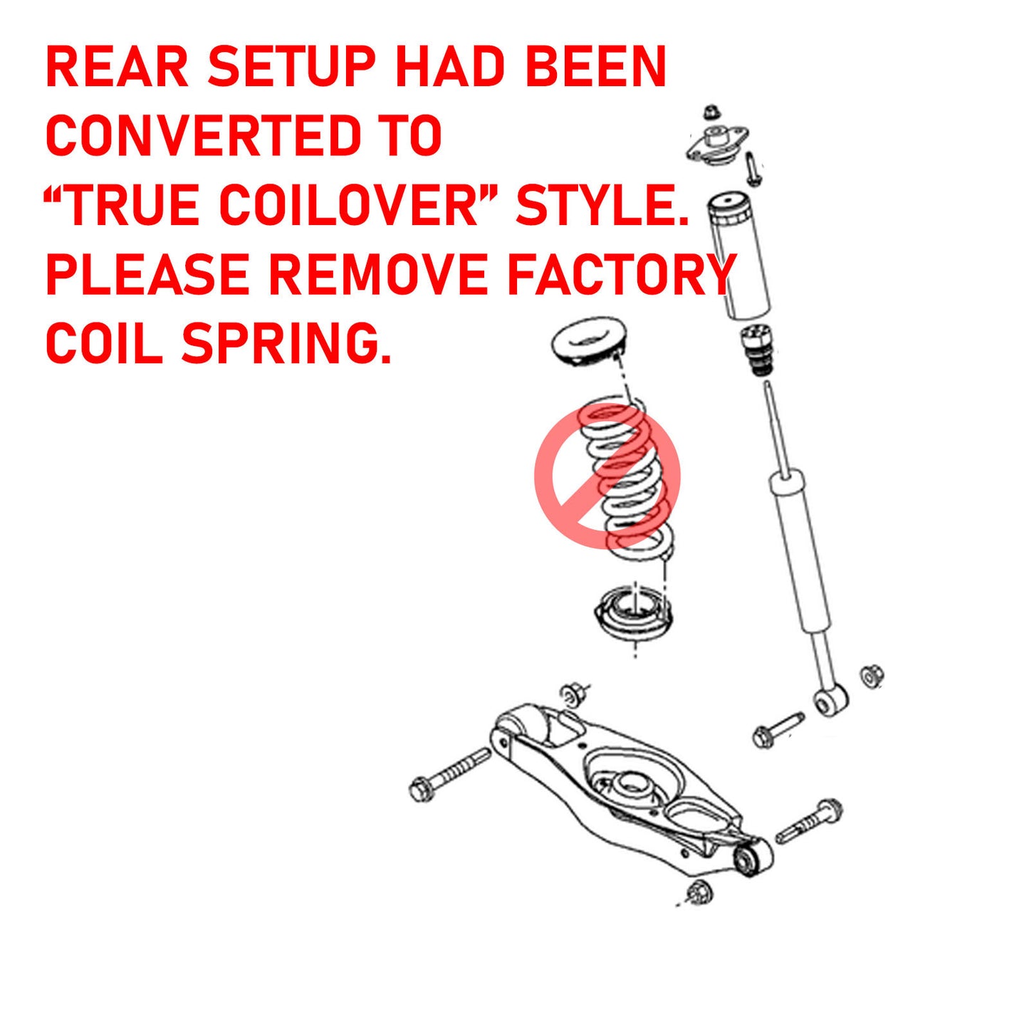 GODSPEED Dodge Charger RWD (LD) 2011-23 MAXX Coilovers - Rear True Coilover
