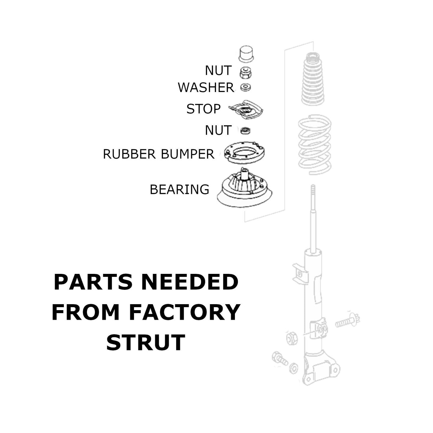 GODSPEED Mercedes-Benz C-Class RWD (W203) 2001-07 MAXX Coilovers
