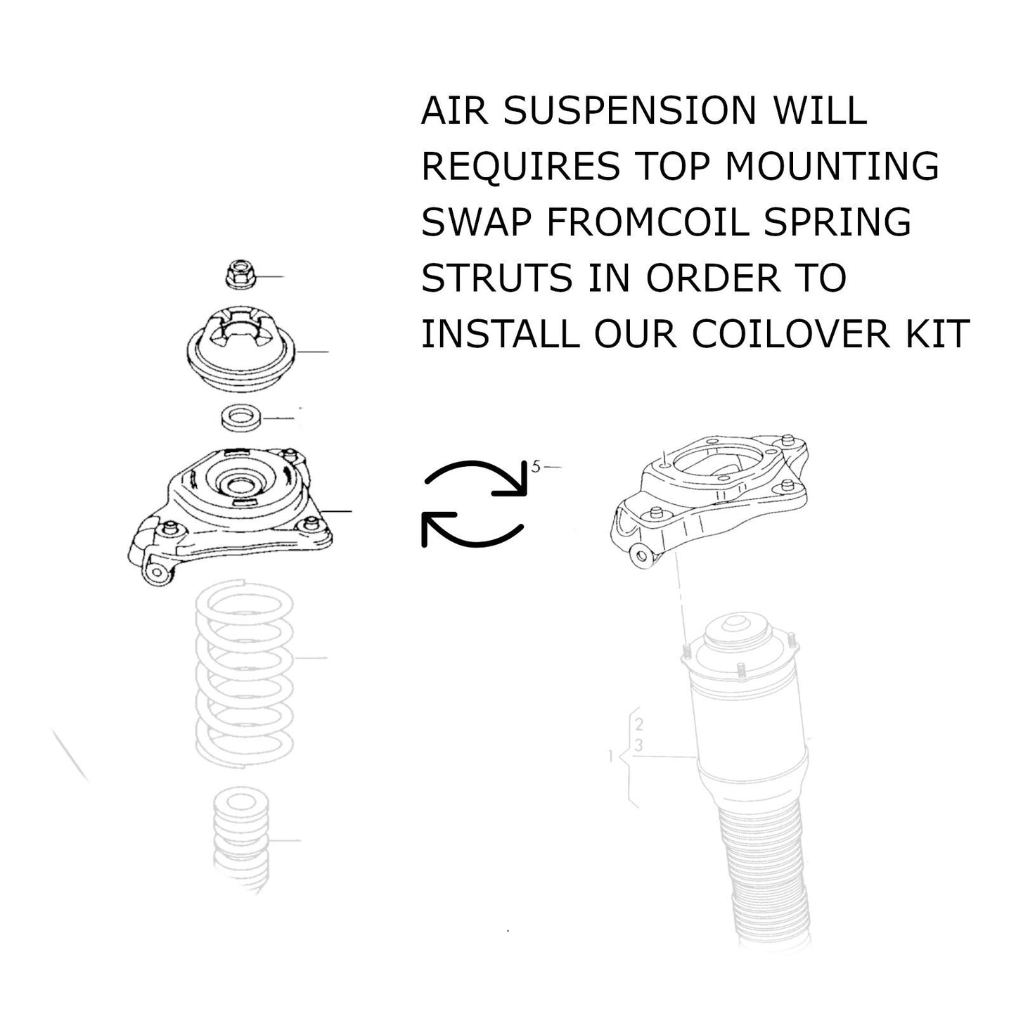 GODSSPEED Audi A6 / A6 QUATTRO (C6) 2006-11 MAXX Coilovers