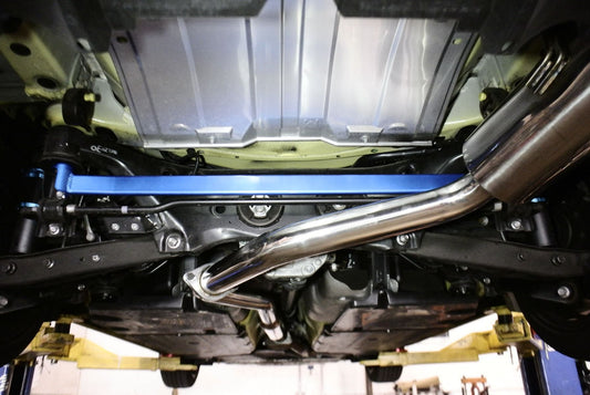 Megan Racing Red Rear Lower Strut Bar for Scion FR-S 2013-2016, Toyota 86 2017-2021, Subaru BRZ 2013-2021 - Aluminum Powdercoated MR-SB-SFR12RL-R