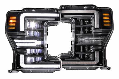 HEADLIGHTS XB LED FORD BLACK