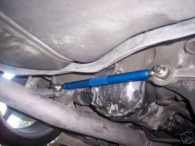 Megan Racing Rear Lower Support Bar Adjustable Steel Rod for Nissan S13/S14 16.875"-18.375" MRS-NS-1793