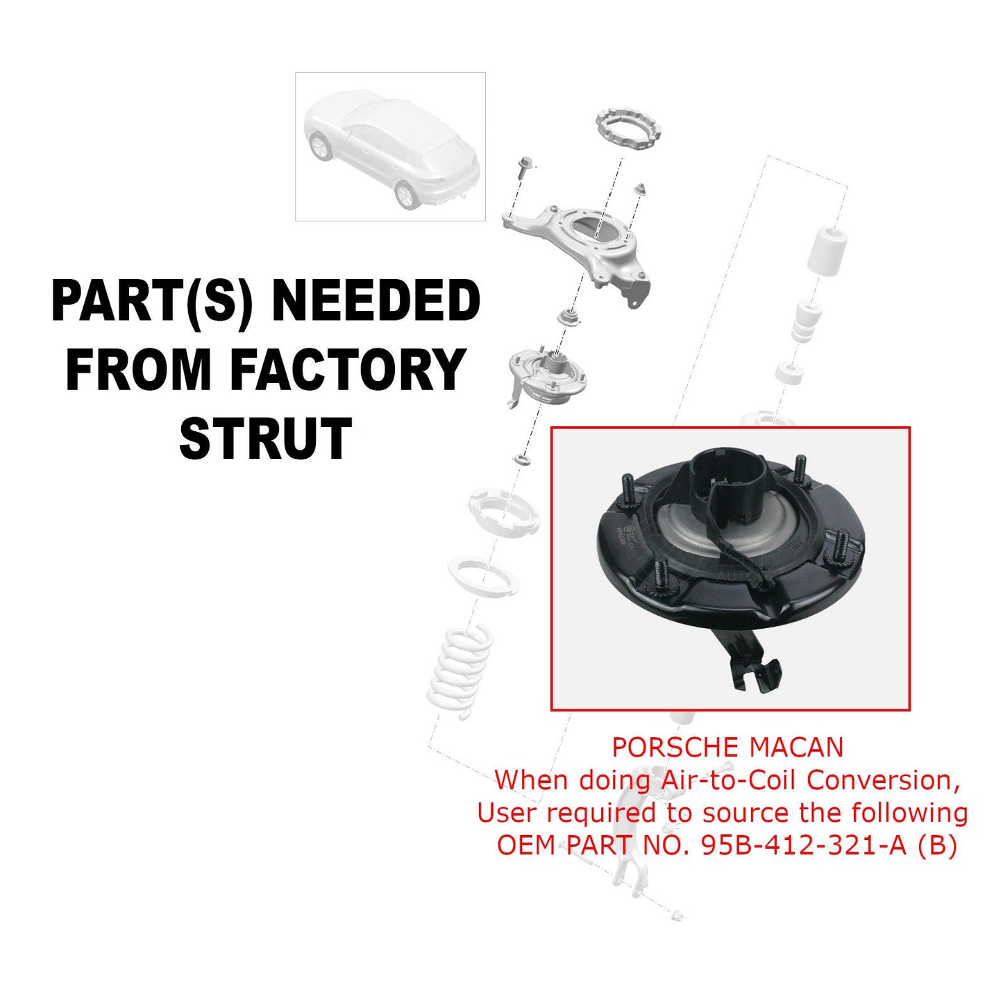 GODSPEED Porsche Macan (95B) 2015-24 MonoRS Coilovers
