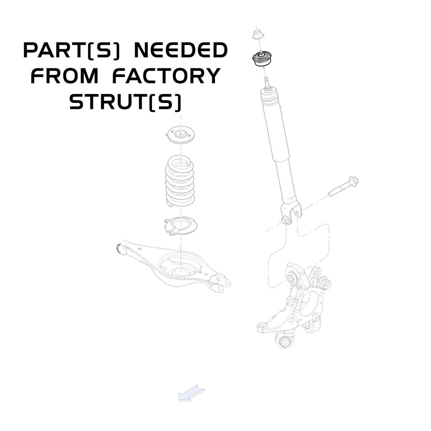 GODSPEED Ford Flex 2013-19 MonoSS Coilovers