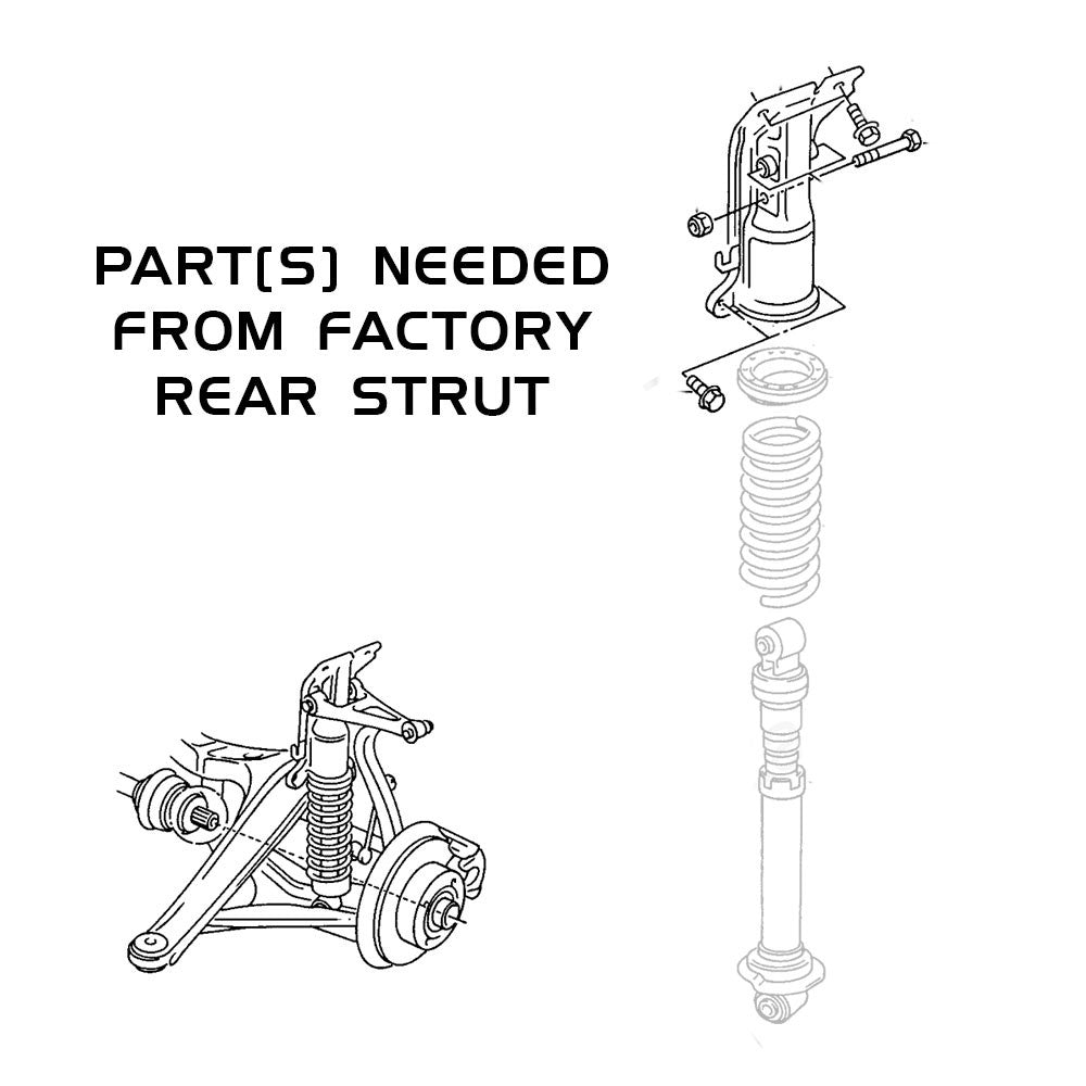 GODSPEED Audi S4 (B5) 2000-02 MonoSS Coilovers