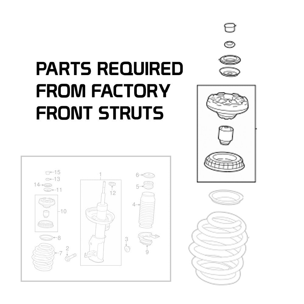 GODSPEED Buick Regal FWD 2011-17 MonoSS Coilovers